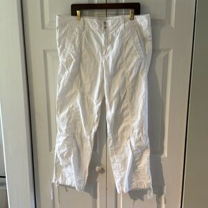 Lauren Ralph Lauren pants size 14 color white 100% cotton